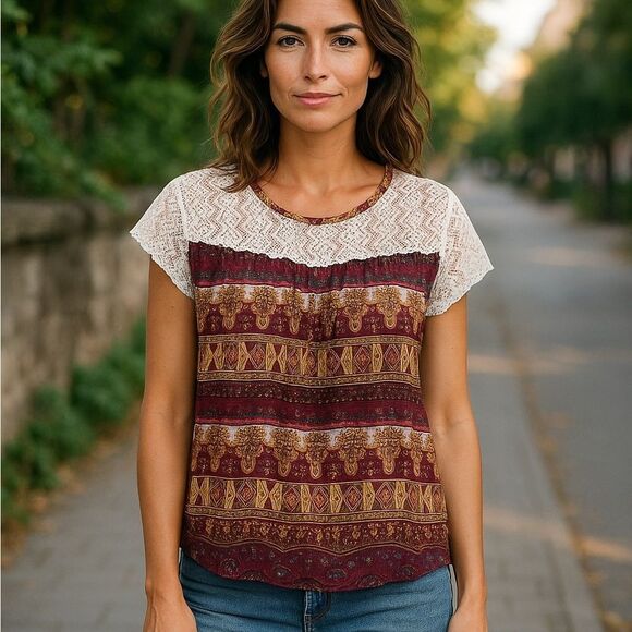 Madison & Berkeley blouse size L - Picture 1 of 6